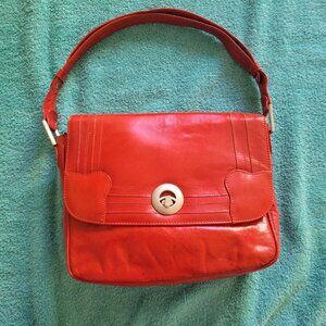 RED LEATHER PURSE FROM COLOMBIA